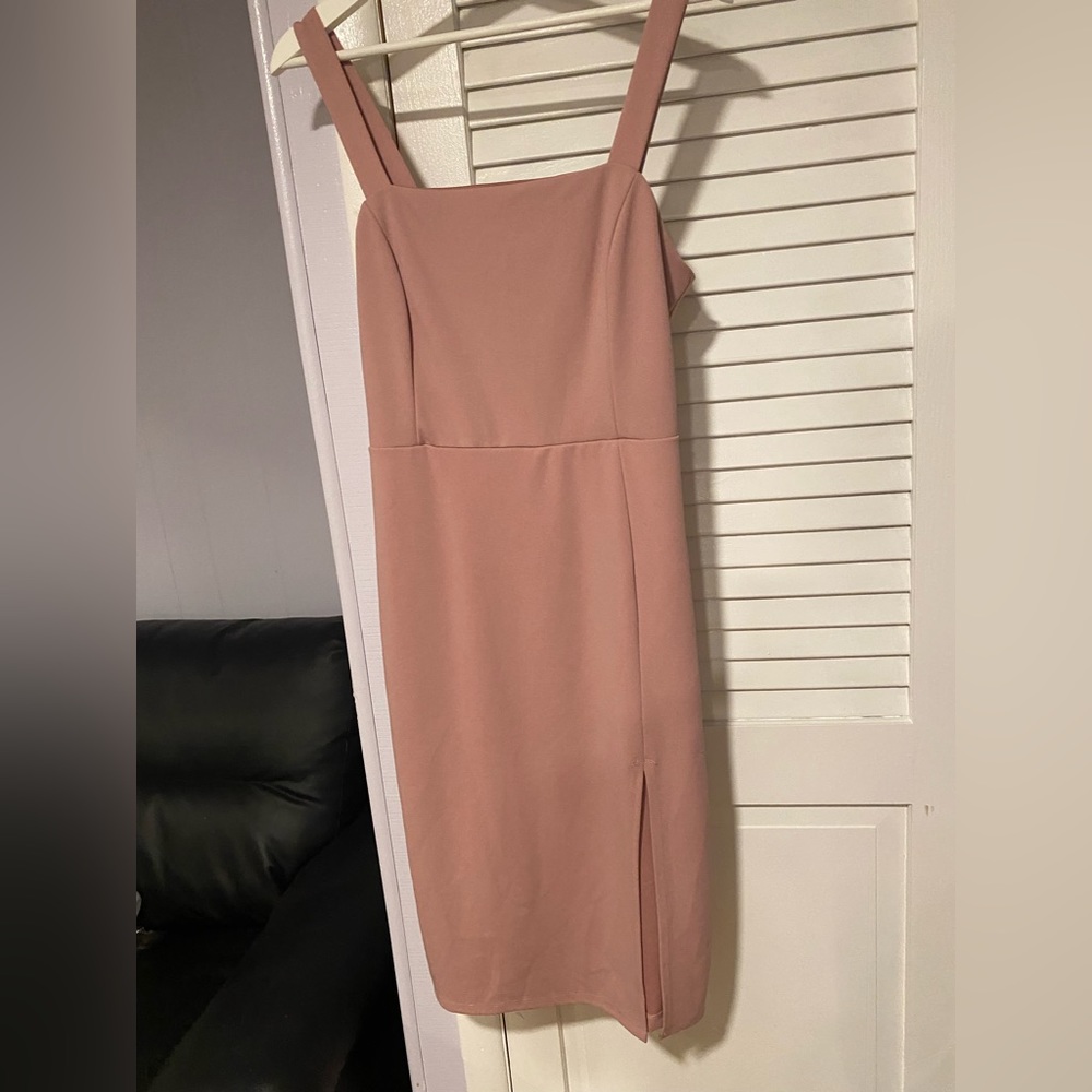 Lush dusty rose color dress